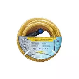Шланг напорно-всасывающий, ПВХ, диаметр 25 мм, с обратным клапаном, Tuboflex, 7 м