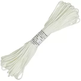 Шнур диаметр 3 мм, полиэфирное волокно, 3В36, белый, 20 м