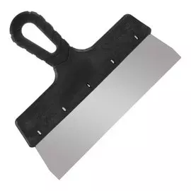 Шпатель фасадный, нержавеющая сталь, 250 мм, прямой, рукоятка пластик, Лакки Виннер, 12-5-250