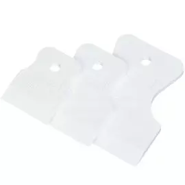 Шпатель 3 шт, резина, прямой, 40 мм, 60 мм, 80 мм, белый, Ekotools, Ekotools, 1055003