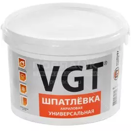 Шпатлевка VGT, акриловая, универсальная, 18 кг