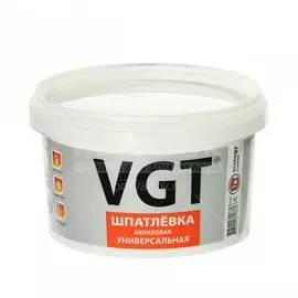 Шпатлевка VGT, акриловая, универсальная, 1 кг
