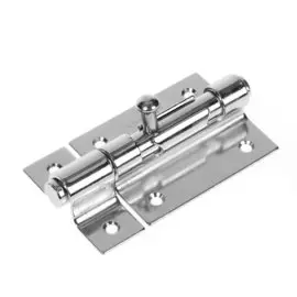 Шпингалет накладной, Apecs, 80 мм, DB-02-80-CR, 11518, хром