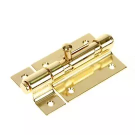 Шпингалет накладной, Apecs, 80 мм, DB-02-80-G, 11517, золото