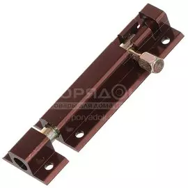 Шпингалет накладной, Apecs, 80 мм, DB-05-80-AB, 8281, бронза