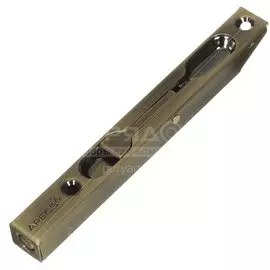 Шпингалет торцевой, ригель круглый, Apecs, FB-01-140-AB, 00012454