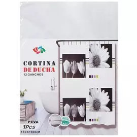 Штора для ванн 180х180 см, Peva, Цветы, Y308