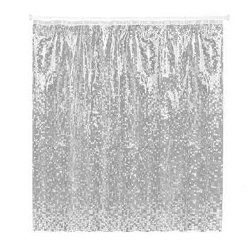 Штора для ванной комнаты 180х180 см, полиэстер, РМС, Ш-01