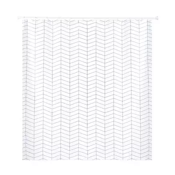 Штора для ванной комнаты 180х180 см, полиэстер, РМС, ШП-03