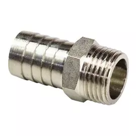 Штуцер d20х3/4", ш, никель, РосТурПласт