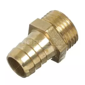 Штуцер латунный Ш 1/2", 16 мм