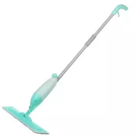 Швабра плоская, микрофибра, 120х43х14 см, серая, с резервуаром, Марья Искусница