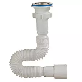 Сифон для мойки, 650 мм, 1" 1/2х40/50, полипропилен, с выпуском, Orio, А-3015