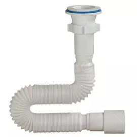 Сифон для мойки, 750 мм, 1" 1/2х40/50, полипропилен, с выпуском, Orio, А-7015