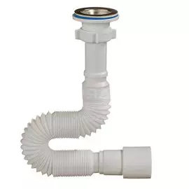 Сифон для мойки, 650 мм, 1" 1/4х40/50, полипропилен, с выпуском, Orio, А-3016