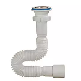 Сифон для мойки, 850 мм, 1" 1/2х40/50, полипропилен, с выпуском, Orio, А-3017