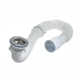 Сифон для душевого поддона, 40х40/50, полипропилен, с выпуском, Orio, А-42589