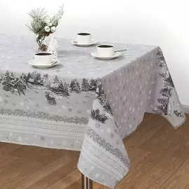 Скатерть 145х220 см, 100% хлопок, рогожка, АртДизайн, Сочельник, СБ.150.220