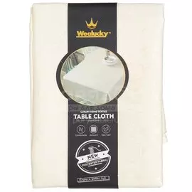 Скатерть 137х183 см, 100% полиэстер, Люкс, шампань, Y8-2735