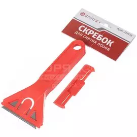Скребок для снятия обоев, прямой, Bartex, 1016050