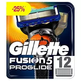 Сменные кассеты для бритв Gillette, Fusion ProGlide, для мужчин, 12 шт