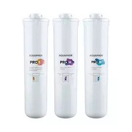 Картридж сменный Аквафор, ECO H Pro, 212543, 3 шт, фильтрующий модуль