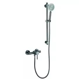 Смеситель для душа, РМС, настенный монтаж, с картриджем, нержавеющая сталь, SUS124-003DK