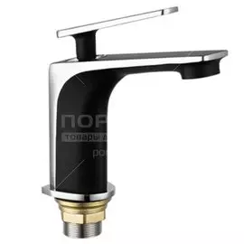 Смеситель для раковины, Frap, короткий излив, с картриджем, черный, F1057