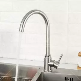 Смеситель для кухни, Frap, с картриджем, нержавеющая сталь, F41899-1