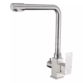 Смеситель для кухни, Frap, с картриджем, с подключением к фильтру, нержавеющая сталь, F43899-2