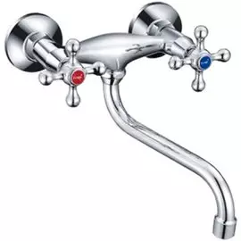 Смеситель для кухни, Frap, с кран-буксой, хром, F4608