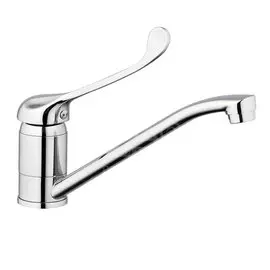 Смеситель для кухни, G.lauf, с картриджем, локтевой, хром, 4D4-A027
