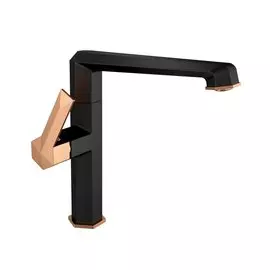 Смеситель для кухни, Golden Fox, Hyde, с картриджем, черный, 10630-FOX
