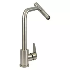 Смеситель для кухни, Juguni, 0402.169, с картриджем, нержавеющая сталь, 0402.169