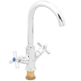 Смеситель для кухни, Juguni, с кран-буксой, хром, JGN0341