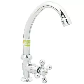 Смеситель для кухни, Juguni, с кран-буксой, для одного типа воды, хром, JGN1140