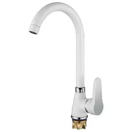 Смеситель для кухни Ledeme LF84012W белый