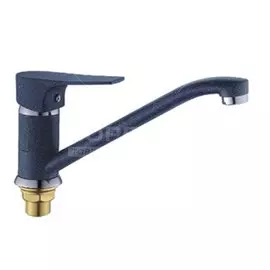 Смеситель для кухни Potato P49222-14 с керамическим картириджем, синий
