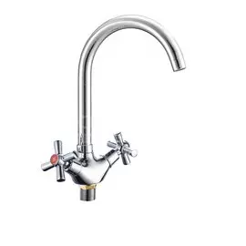 Смеситель для кухни, РМС, Export, с кран-буксой, хром, SL138-274F