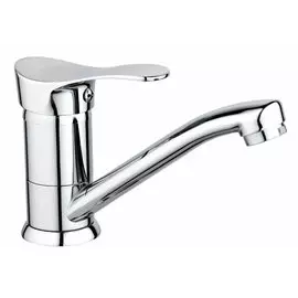 Смеситель для кухни, РМС, короткий излив, с картриджем, хром, SL86-004-15