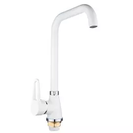 Смеситель для кухни, РМС, с картриджем, белый, SL77W-017F-1