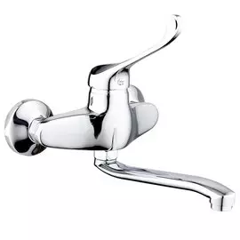 Смеситель для кухни, РМС, с картриджем, локтевой, хром, SL42-005