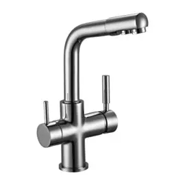 Смеситель для кухни, Rossinka, с картриджем, с подключением к фильтру, хром, Z35-31