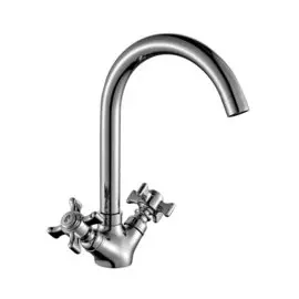 Смеситель для кухни, Rossinka, с кран-буксой, хром, Z02-71