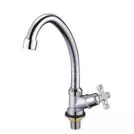 Смеситель для кухни, Solone, с кран-буксой, для одного типа воды, хром, JIK1-A102-A