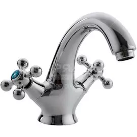 Смеситель для раковины, Frap, короткий излив, с кран-буксой, хром, F1019