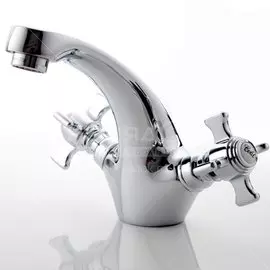 Смеситель для раковины, Frap, короткий излив, с кран-буксой, хром, F1024