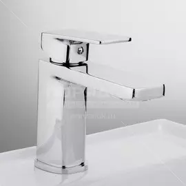 Смеситель для раковины, Frap, короткий излив, с картриджем, хром, F1046