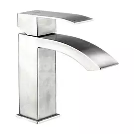 Смеситель для раковины, Frap, короткий излив, с картриджем, нержавеющая сталь, F10803