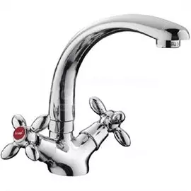 Смеситель для раковины, Frap, с кран-буксой, хром, F4427